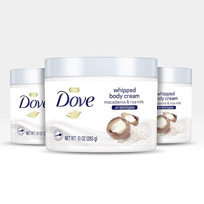 Dove Whipped Body Cream for All Skin Type 283 g. #Macadamia & Rice Milk