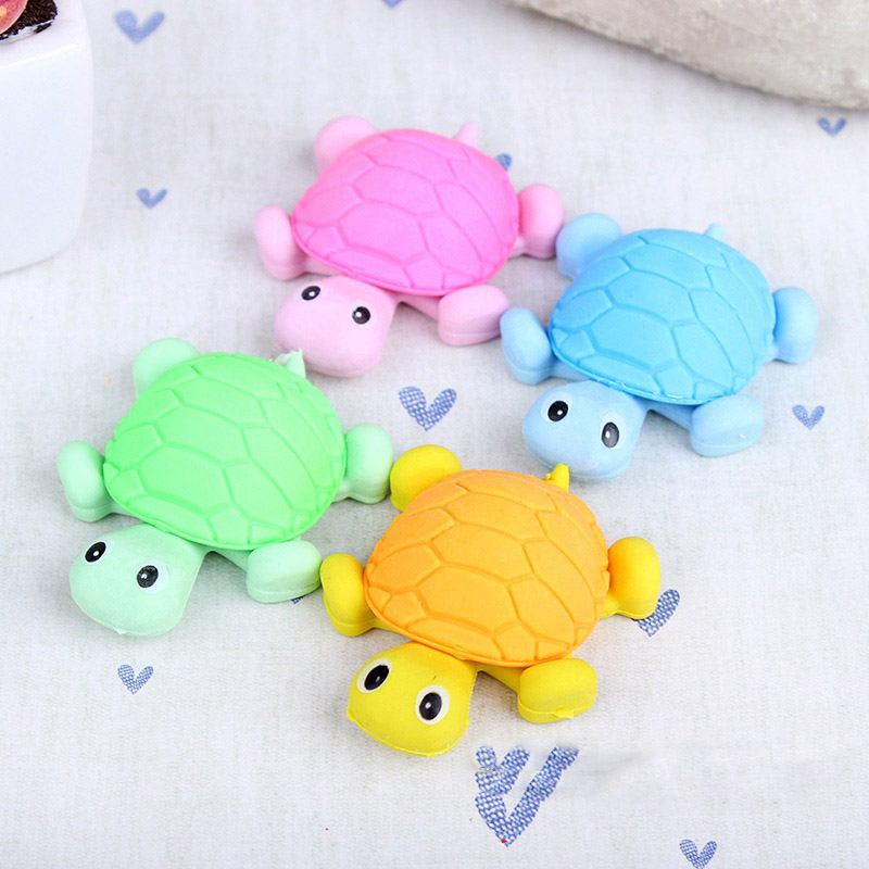 ยางลบเต่า 1 ชิ้น ( สินค้าสุ่มคละสี )