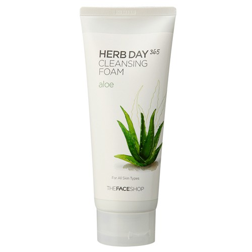 The Faceshop Herb Day 365 Cleansing Foam Aloe 170 ml.