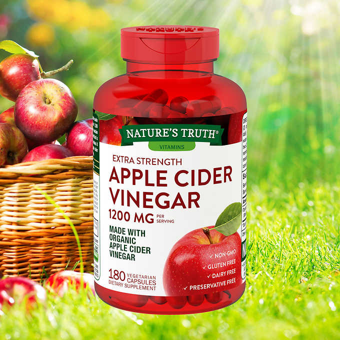 Nature's Truth Apple Cider Vinegar 1200 mg. 180 แคปซูล