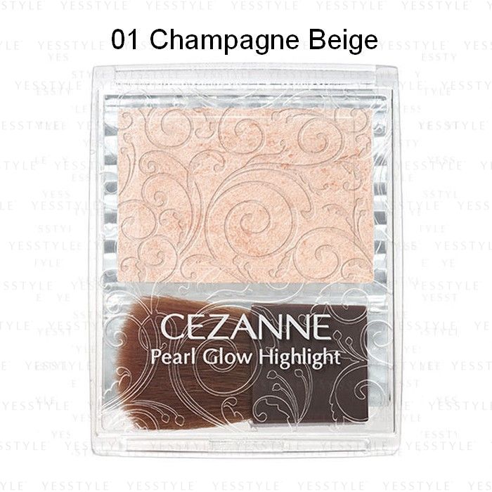 Cezanne Pearl Glow Highlight 2.4 g. #01 Champagne Beige