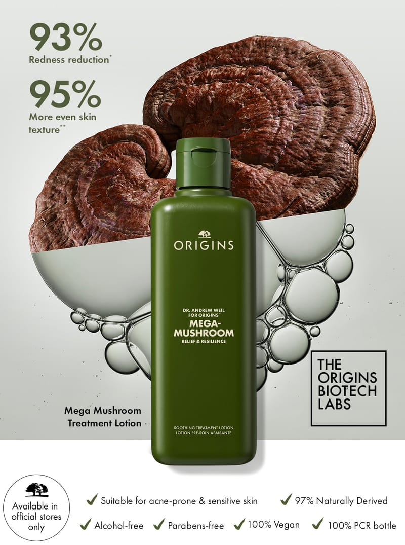 Origins Dr.Andrew Mega-Mushroom Relief & Resilience Soothing Treatment Lotion 7 ml.