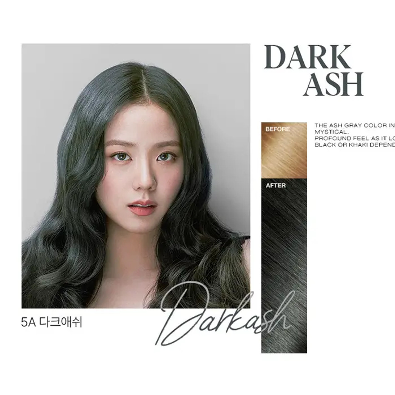 Mise En Scene Hello Bubble Foam Color #5A Darkash
