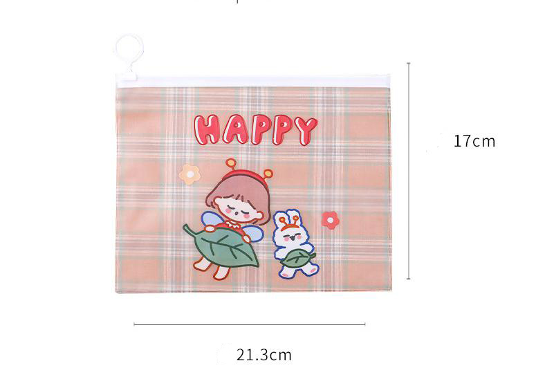 ซองใส่เครื่องเขียน A5 ลายเด็กน้อย ชิ้นละ 3บาท ✔️พร้อมส่ง Ohwowshop ซองใส่เครื่องเขียน ซองซิบล็อคกันน้ำ