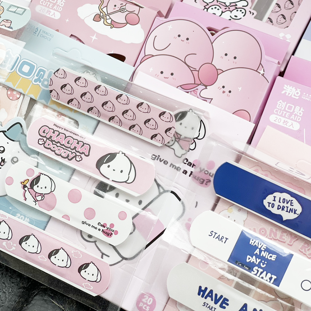 🩹🌈พลาสเตอร์ปิดแผล🌈ลายการ์ตูน 💛 1 แผ่น🧡 📌สินค้าคละตามแบบ ✔️พร้อมส่งในไทย พลาสเตอร์