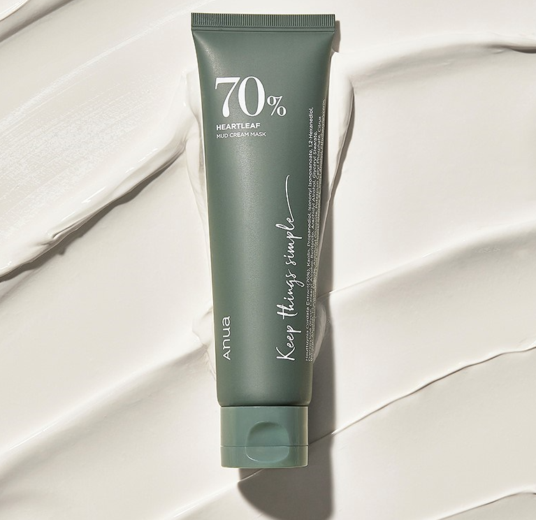Anua Heartleaf 70% Mud Cream Mask 100 ml.