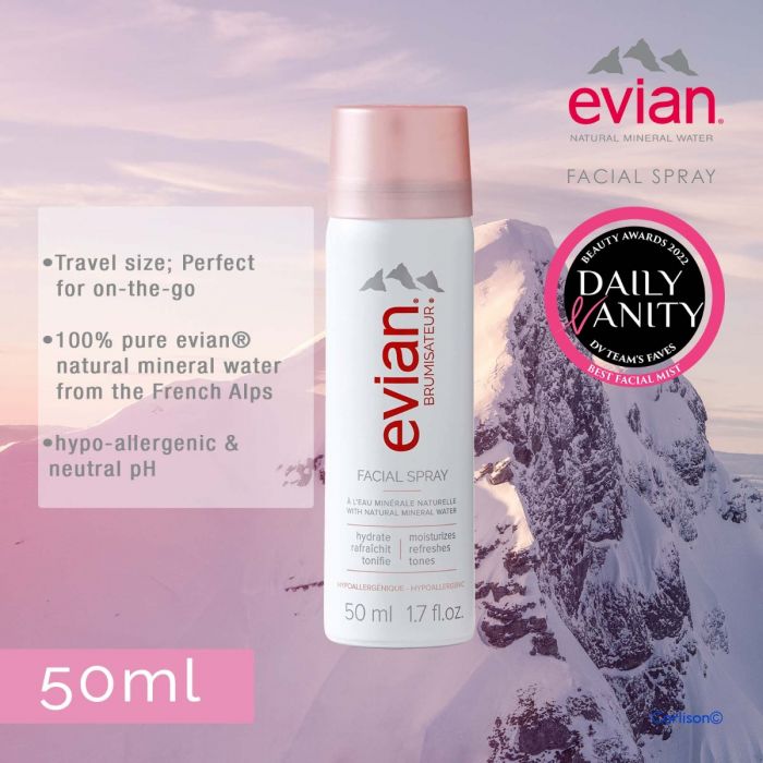 Evian Brumisateur Facial Spray 50 ml.