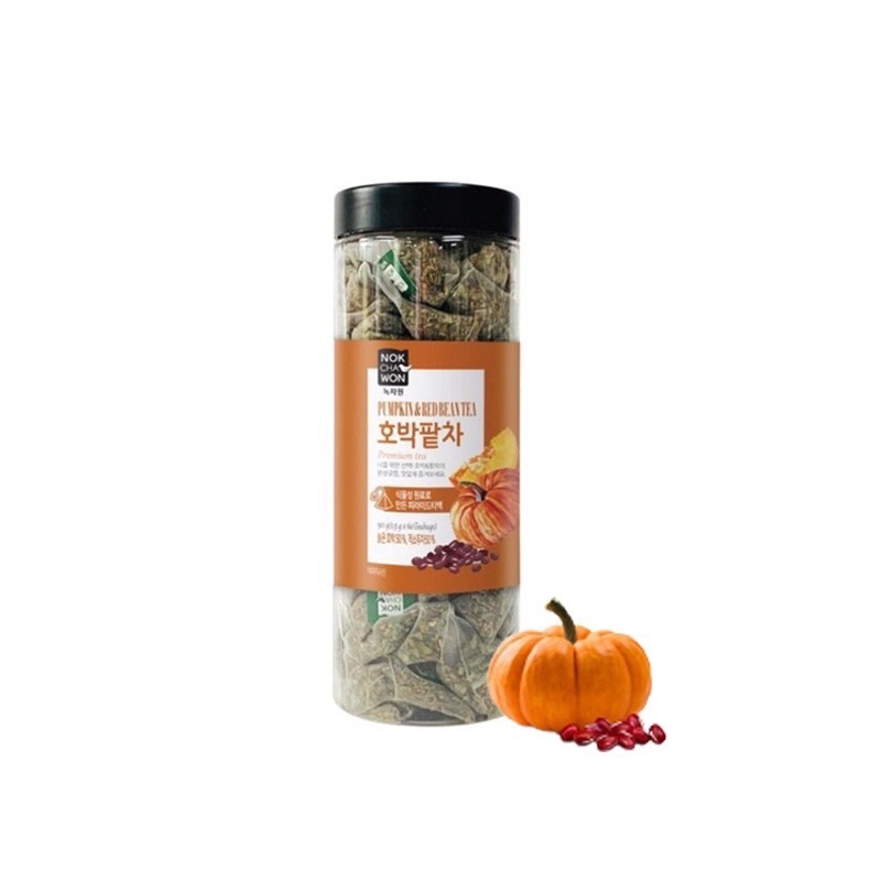 NOKCHAWON Pumpkin & Red Bean Tea (60 ซอง)