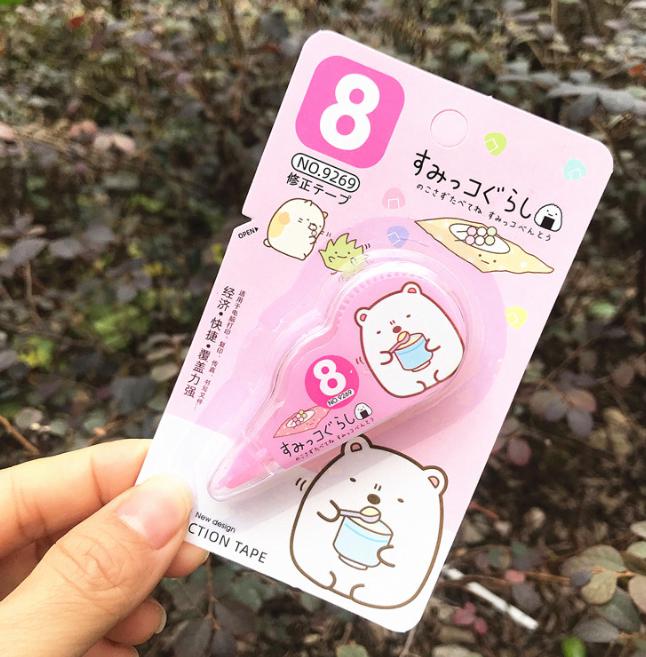 ⭐เทปลบคำผิด⭐ เบอร์ 8 ลายแก้งมุมห้อง ชิ้นละ 8 บาท ✔️พร้อมส่ง (🎲สุ่มลาย) Ohwowshop เครื่องเขียน ลบได้