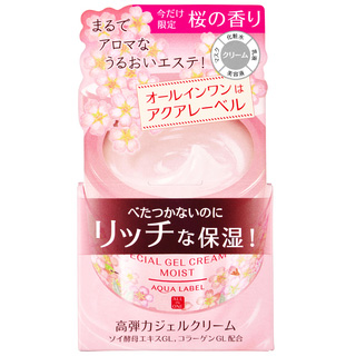 Shiseido Aqualabel Special Gel Cream Moist All in One 90 g. Sakura Edition