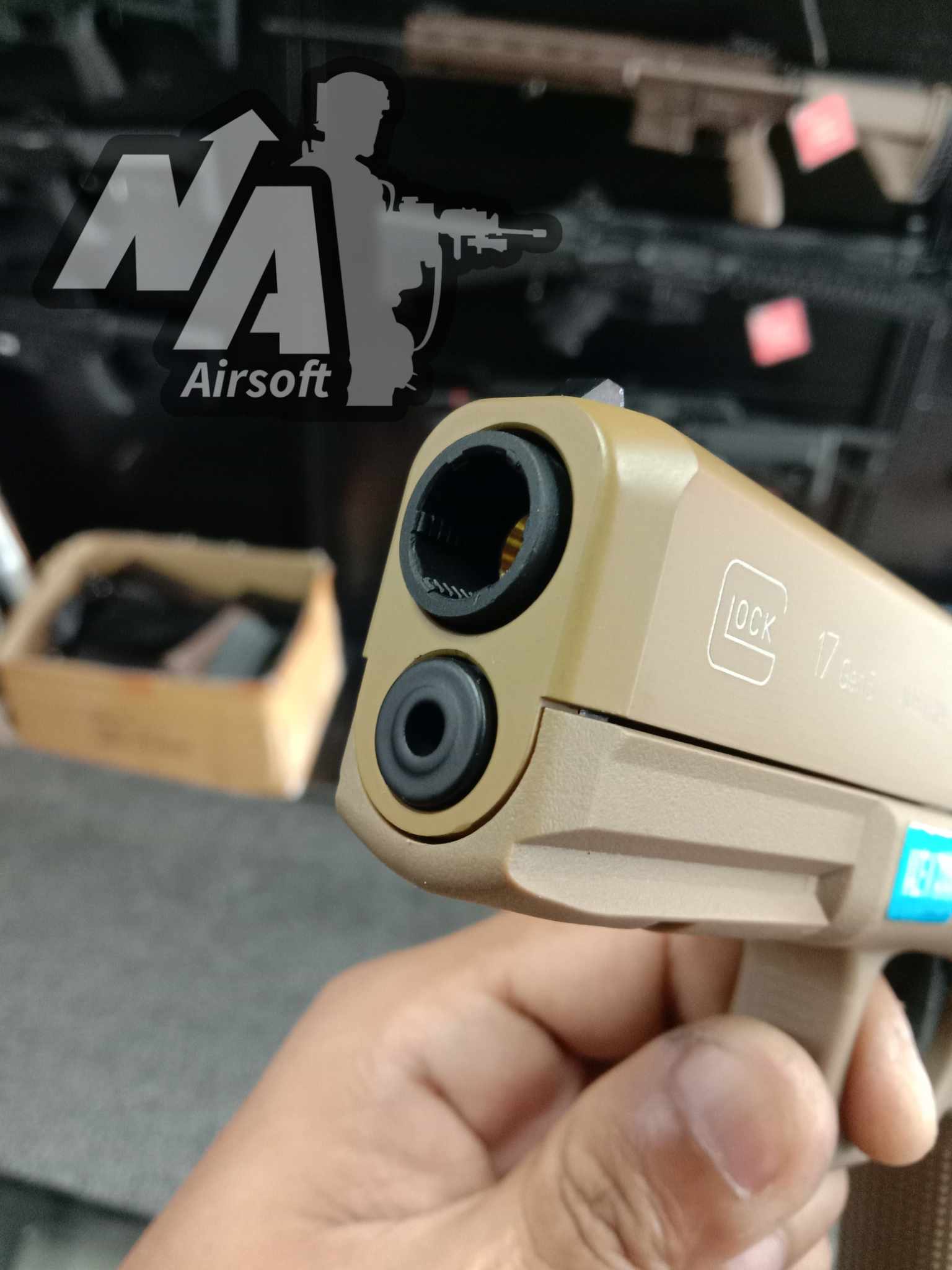 WE Glock17 gen5 TAN (มือสอง)