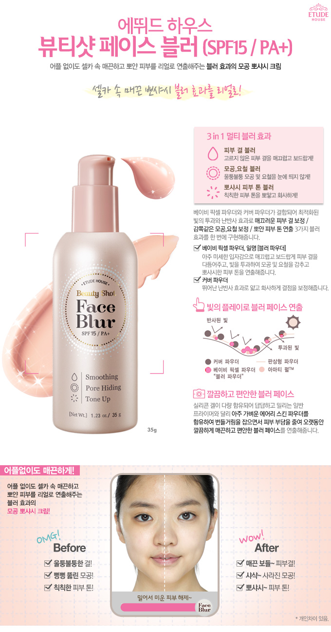 Etude House Beauty Shot Face Blur SPF33 PA++ 35 g.