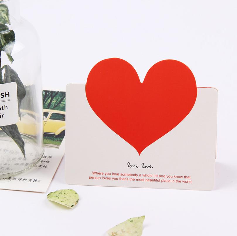 การ์ดอวยพรพับหัวใจ ราคาชิ้นละ 2 บาท ✔️พร้อมส่ง (🎲สุ่มลาย) Ohwowshop