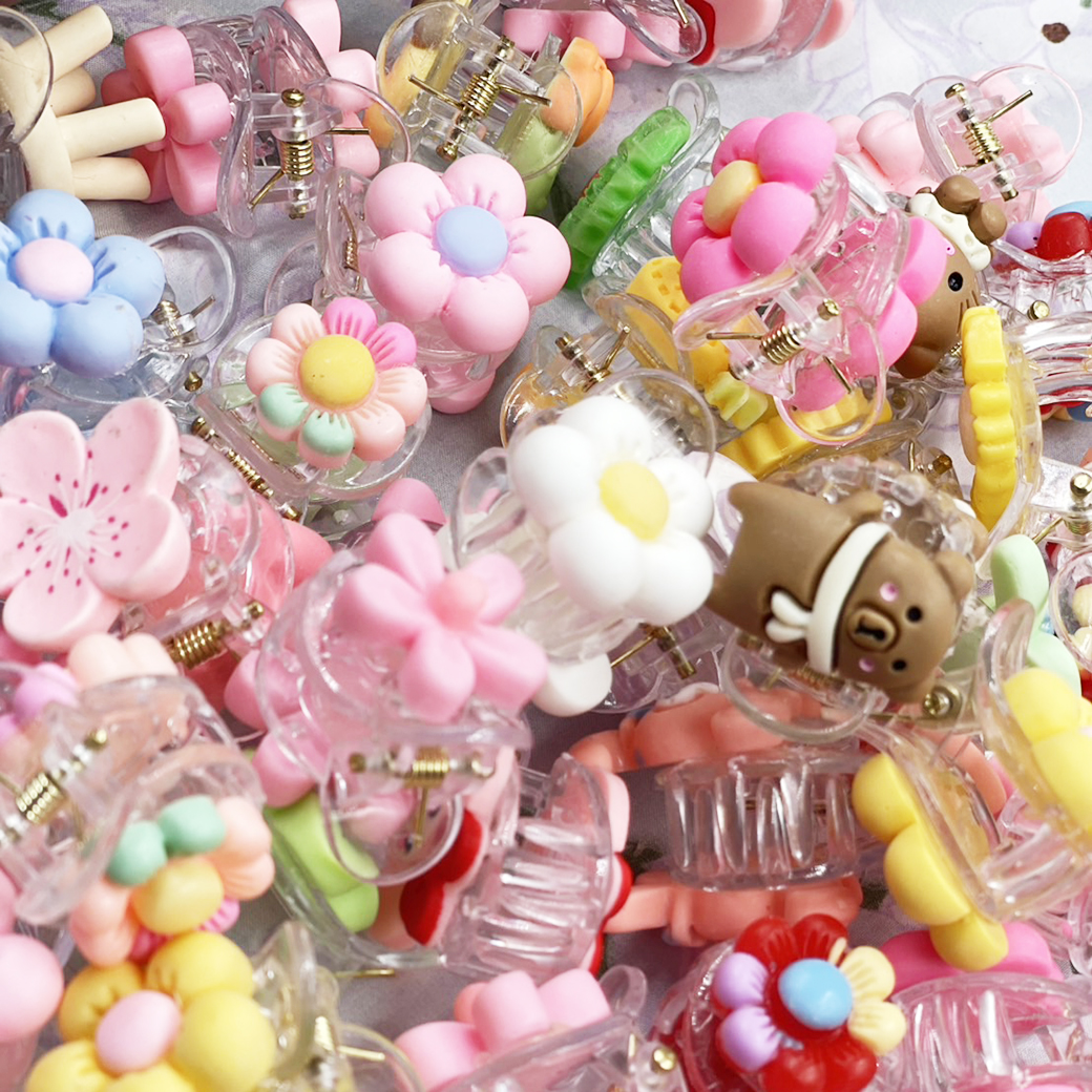 🌸กิ๊บหนีบผมขนาดเล็ก🌼🌈ตัวหนีบผมมินิ สีสันสดใส กิ๊บติดผมตัวการ์ตูน📌คละลาย✔️พร้อมส่งในไทย เครื่องประดับ กิฟติดผม