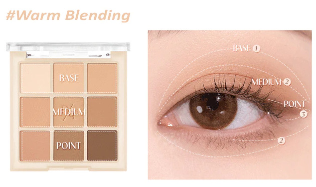 Dasique Shadow Palette 8 g. #12 Warm Blending