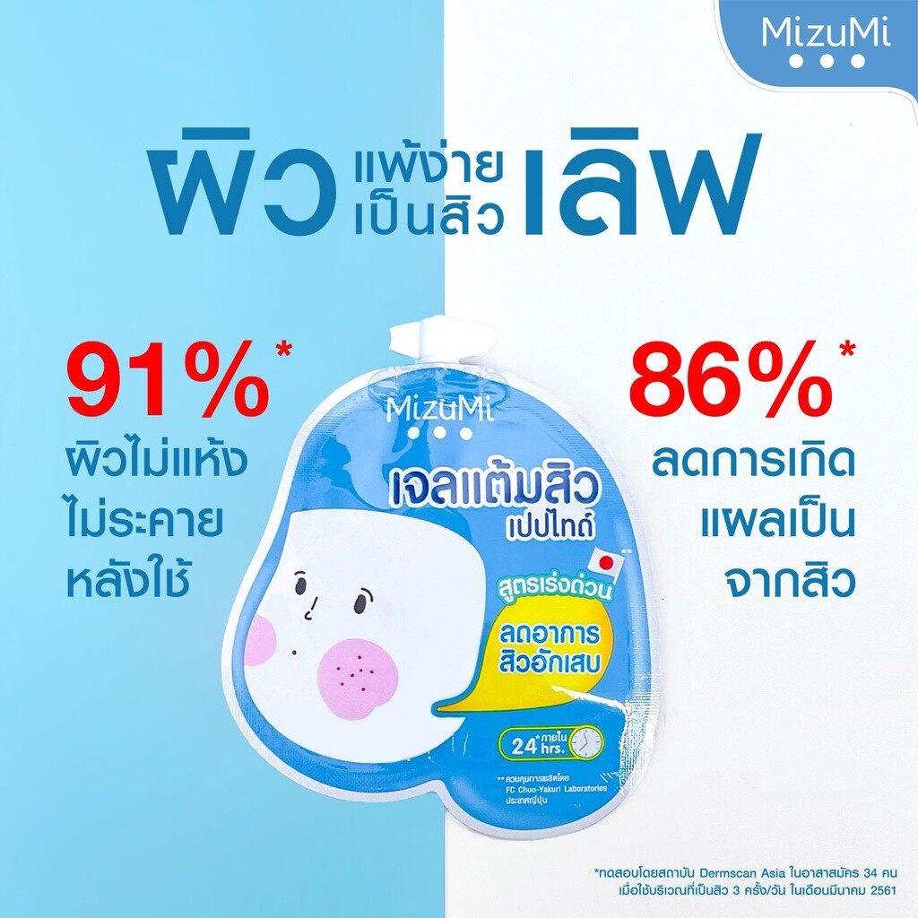 MizuMi Peptide Acne Gel 4 g. x 6 ซอง