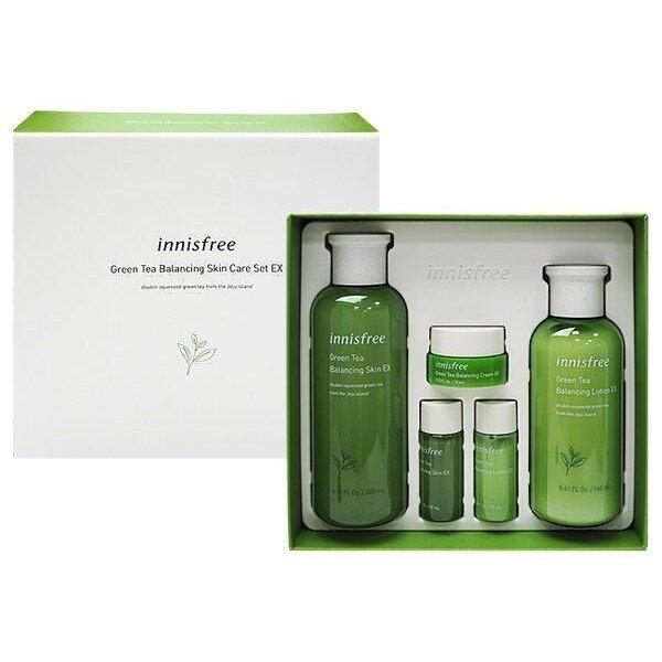 Innisfree Green Tea Balancing Skin Care Set EX 5 Items