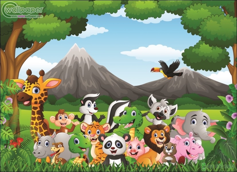 ภาพวิวสำเร็จรูป ภาพวาดสัตว์นานาชนิด