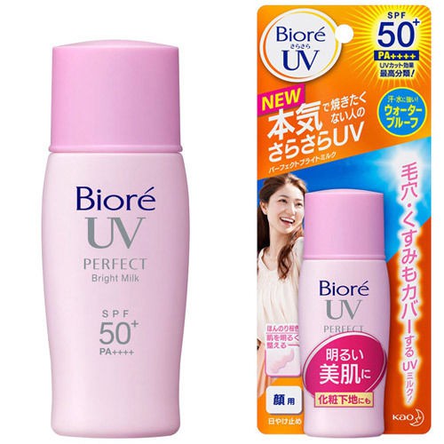 Biore UV Bright Face Milk SPF50+ PA++++ 30 ml.