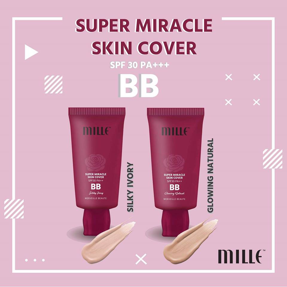 Mille BB Cream Super Miracle Skin Cover SPF 30 PA++ 30 g.