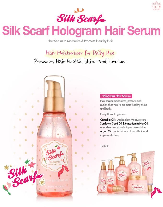 Etude House Silk Scarf Hologram Hair Serum