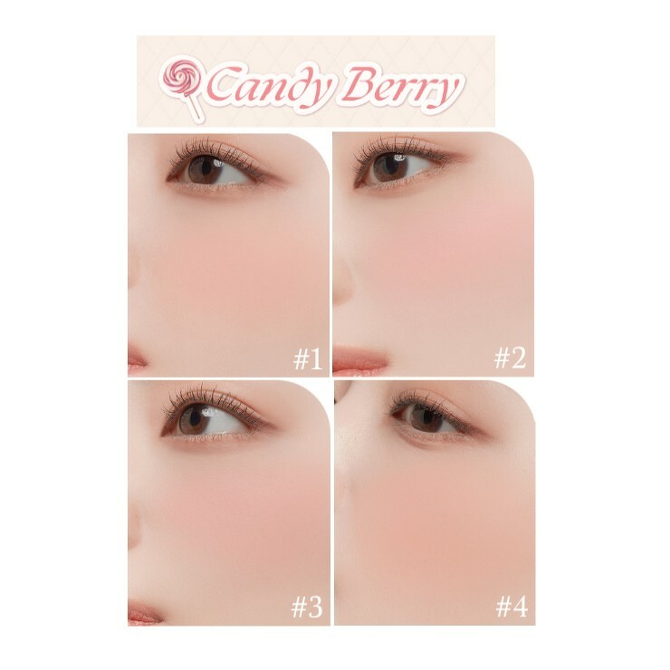 Dasique Blending Mood Cheek Ice Cream Collection 10.4 g. #07 Candy Berry