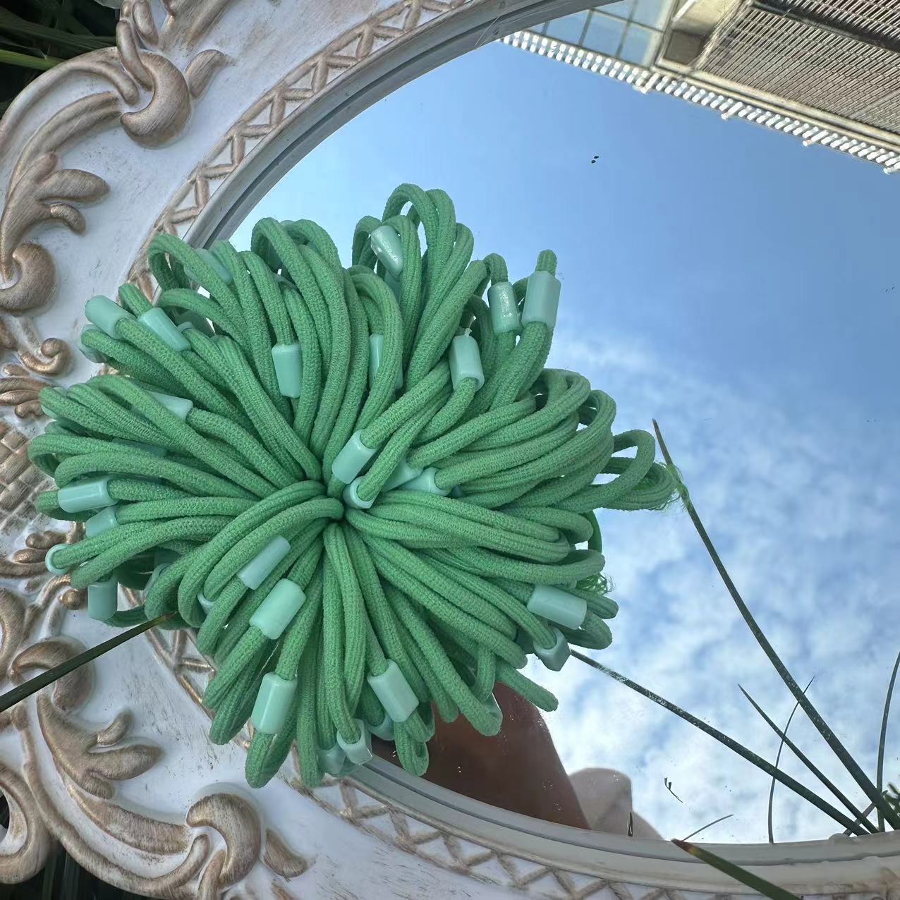 ⭐ยางยืดรัดผม⭐สายเลียบ🌈สายหลากสี🌈 3cm📌สุ่มคละสี ✔️พร้อมส่งในไทย หนังยางรัดผมเกาหลี ยางมัดผม ยางยืดรัดผม