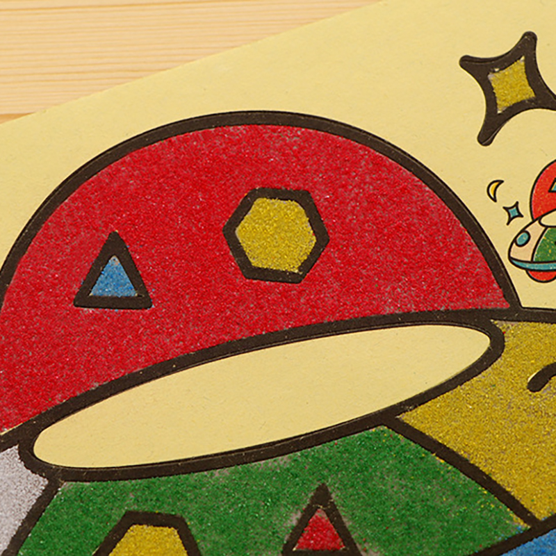 ⭐ทรายระบายสี Mini⭐ขนาด 11.5x8.5cm 📌สุ่มลาย ราคา 2 บาท/แผ่น ✅พร้อมส่ง Ohwowshop ทราย ระบายสี เครื่องเขียน กระดาษ