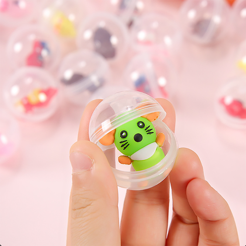 🌈🎄ไข่แคปซูล🎄🌈ตุ๊กตาซิลิโคนรูปทรงแฟนซี⭐คละลายตามแบบ ราคา 2 บาท/ชิ้น✔️พร้อมส่ง Ohwowshop เครื่องเขียน ยางลบ ลบคำผิด