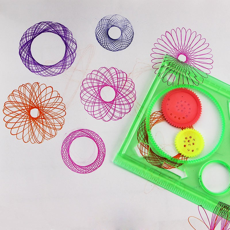 🌈ไม้บรรทัด🟠วาดรูปวงกลม📌[คละสี] ราคาชิ้นละ 6 บาท ✅พร้อมส่ง Ohwowshop ไม้บรรทัด วาดรูป เครื่องเขียน