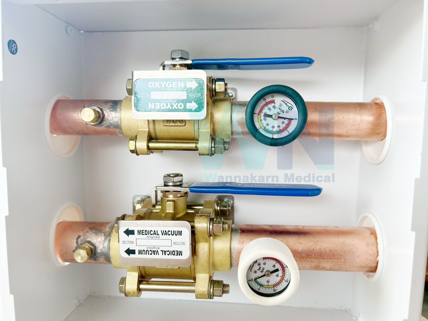 Arigmed Medical 2 Gas Zone Valve Box