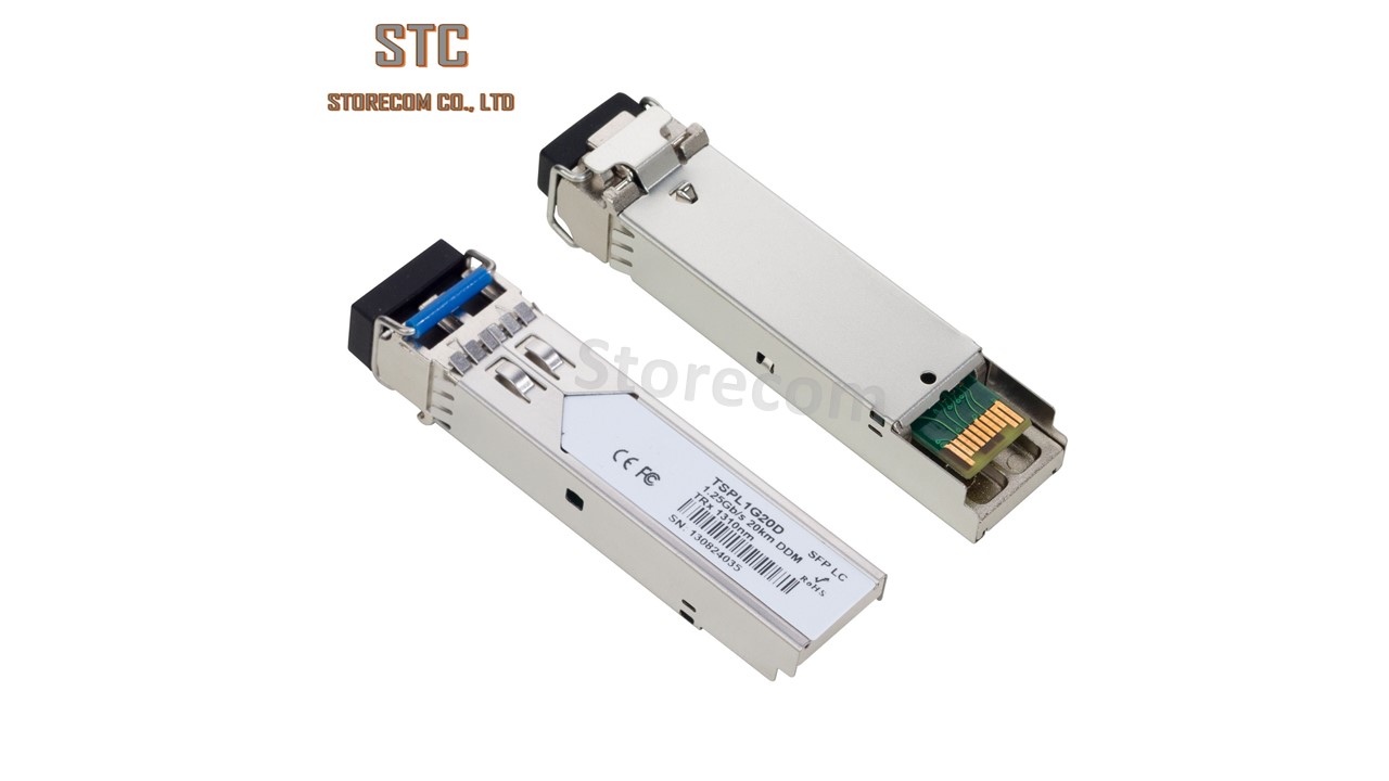 SFP Transceiver 1.25Gb/s LX 20km Single-mode LC Duplex