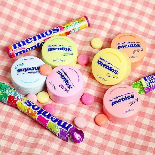 Innisfree No Sebum Mineral Powder 5 g. #Mentos Melon