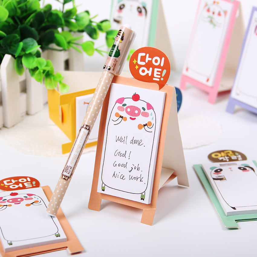 กระดาษโน๊ตแนวยาวเกาหลี 10.5x5.5 ( 1ชิ้นมี 20 แผ่นโดยประมาณ ) ชิ้นละ 4 บาท ✔️พร้อมส่ง (🎲สุ่มลาย) Ohwowshop