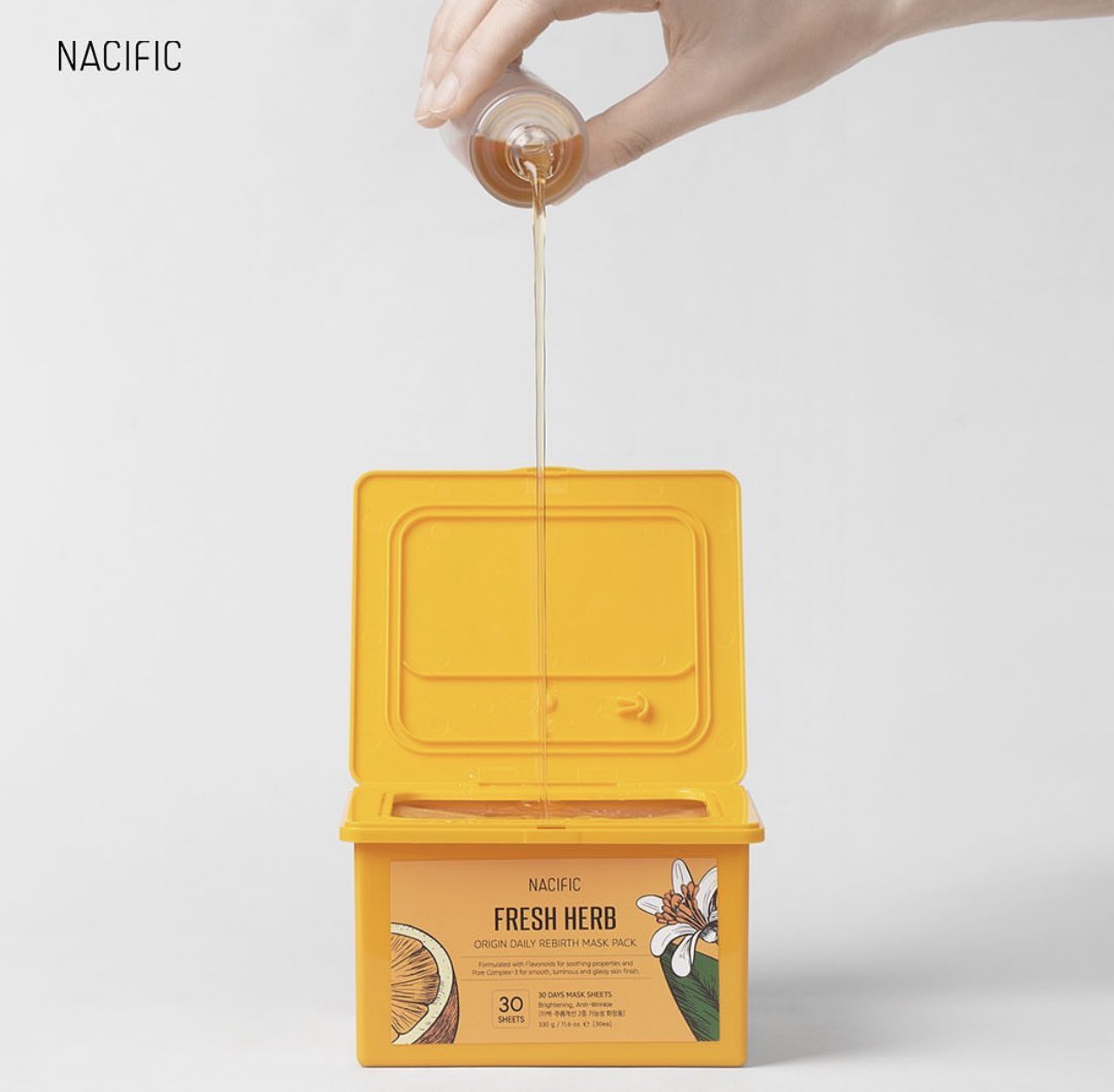 Nacific Fresh Herb Origin Daily Rebirth Mask Pack 30 Sheets