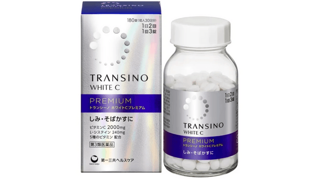 Daiichi Sankyo Transino White C Premium 180 เม็ด 30 วัน