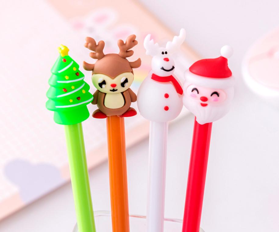 🎅❄ปากกา New Christmas V.3 ไส้สีดำ 0.5 ชิ้นละ 4 บาท ✔️พร้อมส่ง Ohwowshop ปากกาเจล เครื่องเขีย