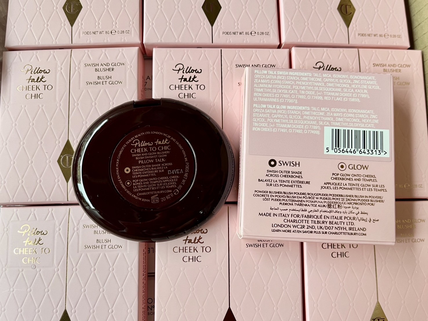 Charlotte Tilbury Cheek to Chic Brusher 8 g. #Pillow Talk