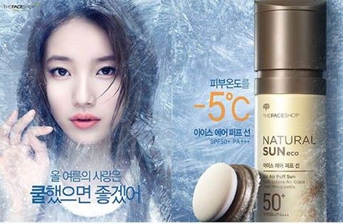 The Faceshop Natural Sun Eco Ice Air Puff Sun SPF 50+ PA+++