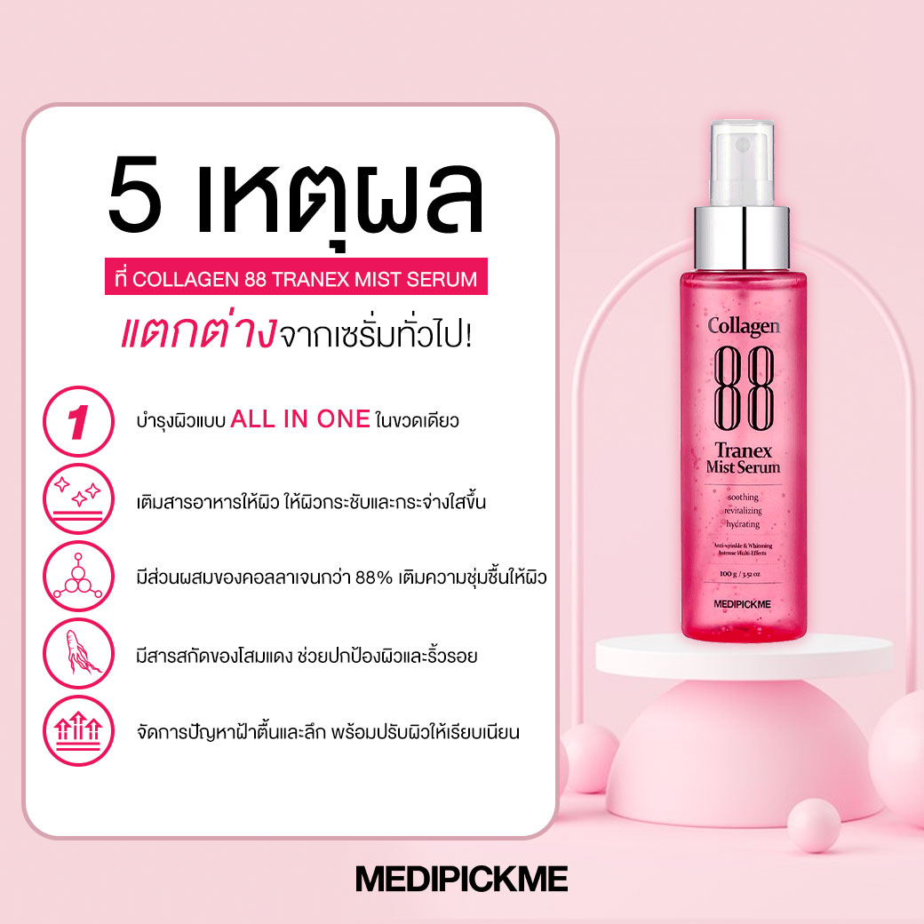 MEDIPICKME Collagen 88 Tranex Mist Serum 100 g.