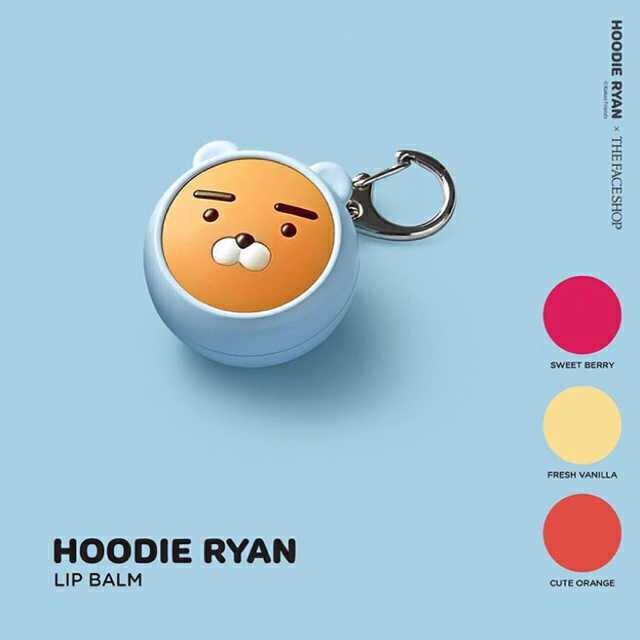 The Faceshop Hoodie Ryan Lip Balm #3 Cute Orange