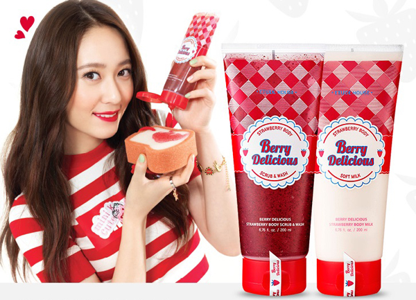 Etude House Berry Delicious Body Scrub & Wash