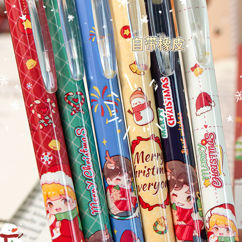 รวมเครื่องเขียน ลาย คริสต์มาส🎅🎄❄🎄🤶Christmas item เริ่มที่ 2 บาท🔥เครื่องเขียน คริสมาส xmas ดินสอ ปากกาเจล ไม้บรรทัด