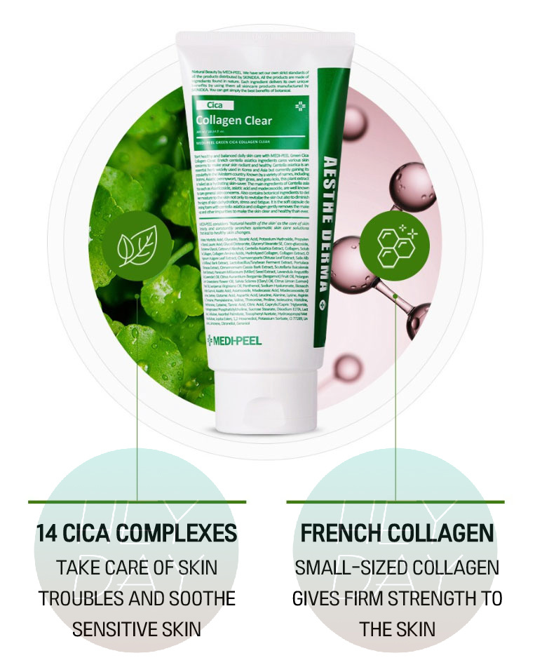 MEDI-PEEL Cica Collagen Clear 2.0 Cica - Nol B5 Cleansing Foam 300 ml.