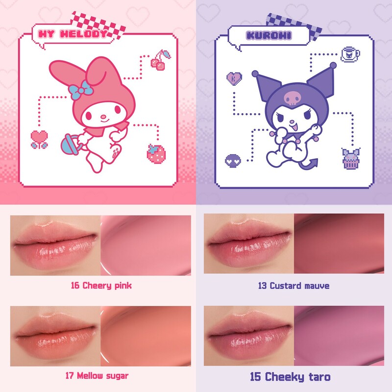 Rom&nd Sanrio Dewyful Water Tint 5 g. #15 Cheeky Taro