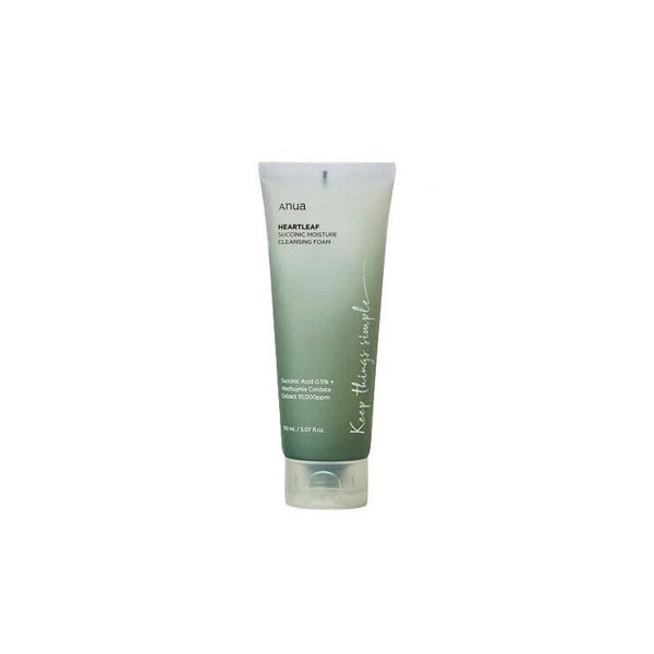 Anua Heartleaf Succinic Moisture Cleansing Foam 150 ml.
