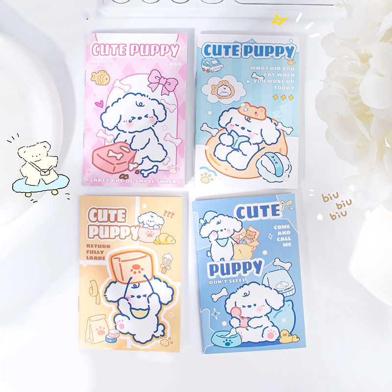 📚สมุดรวมลายการ์ตูน happy lovers ลายเส้น ชิ้นละ 2 บาท ✔️พร้อมส่ง (🎲สุ่มลาย) Ohwowshop สมุด เครื่องเขียน