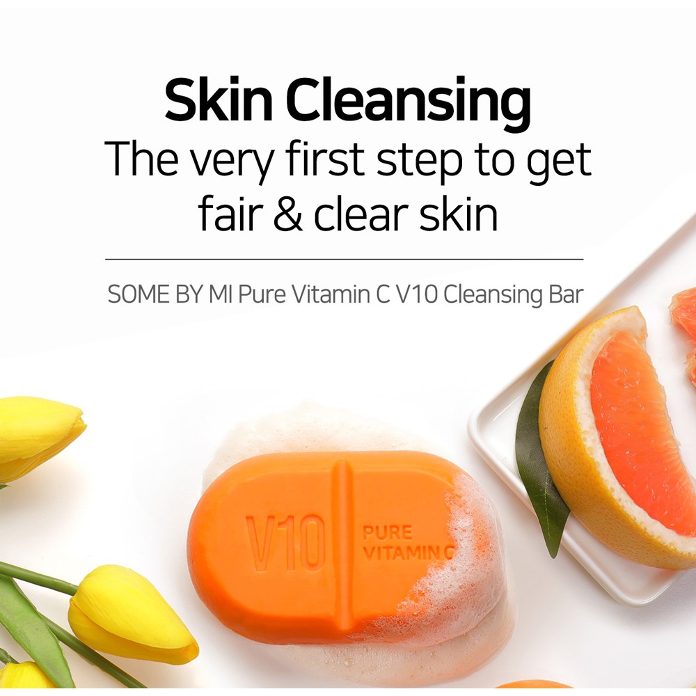 SOME BY MI Pure Vitamin C V10 Cleansing Bar 106 g.