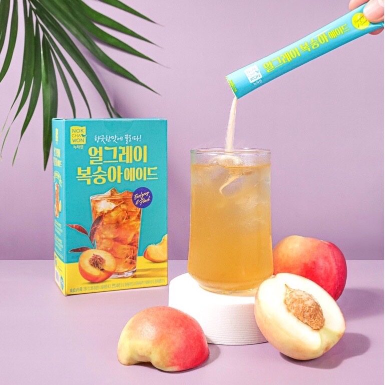 NOKCHAWON Tea Ade 15 ซอง #Earl Grey & Peach