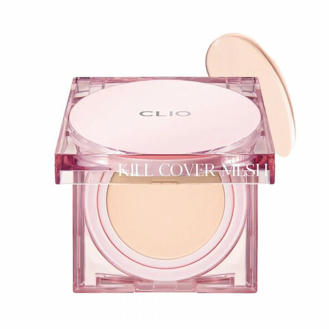 CLIO Kill Cover Mesh Glow Cushion SPF50+ PA+++ 15 g + Refill 15 g #2 Lingerie ผิวขาวโทนชมพู